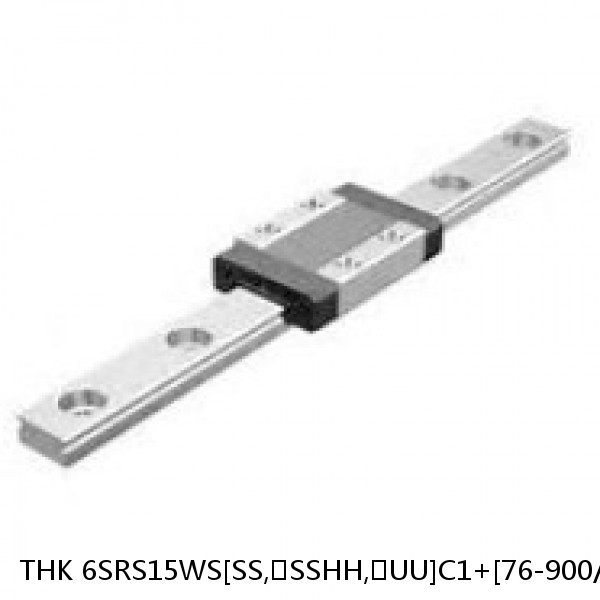 6SRS15WS[SS,​SSHH,​UU]C1+[76-900/1]LM THK Miniature Linear Guide Caged Ball SRS Series