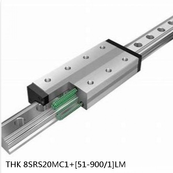 8SRS20MC1+[51-900/1]LM THK Miniature Linear Guide Caged Ball SRS Series