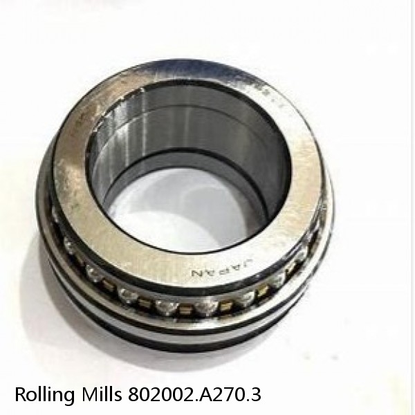 802002.A270.3 Rolling Mills Sealed spherical roller bearings continuous casting plants