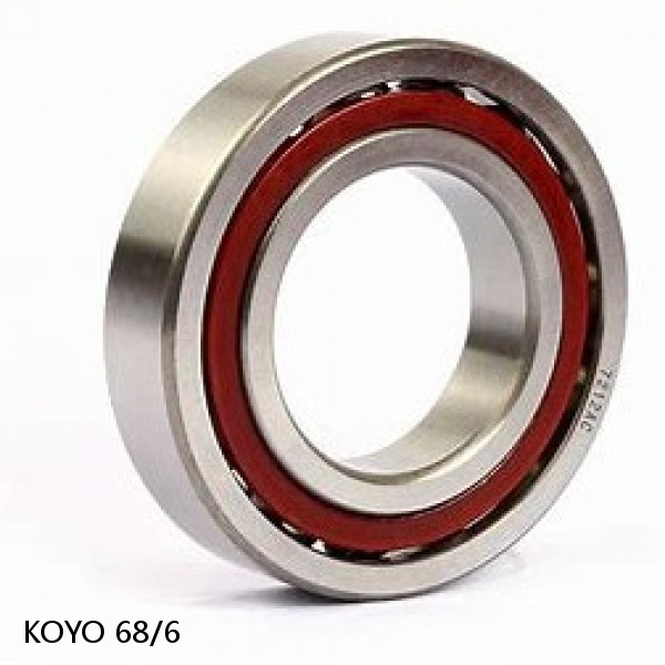 68/6 KOYO Single-row deep groove ball bearings