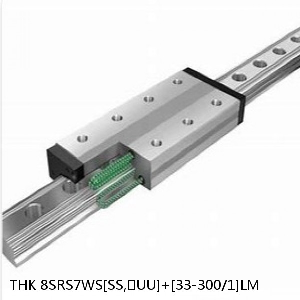 8SRS7WS[SS,​UU]+[33-300/1]LM THK Miniature Linear Guide Caged Ball SRS Series