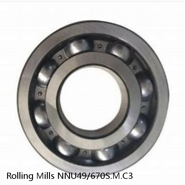 NNU49/670S.M.C3 Rolling Mills Sealed spherical roller bearings continuous casting plants #1 small image