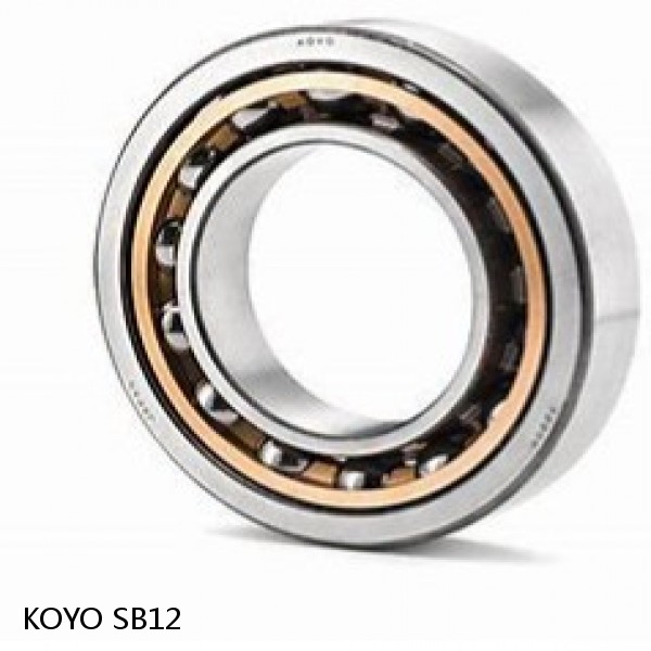 SB12 KOYO Single-row deep groove ball bearings #1 small image
