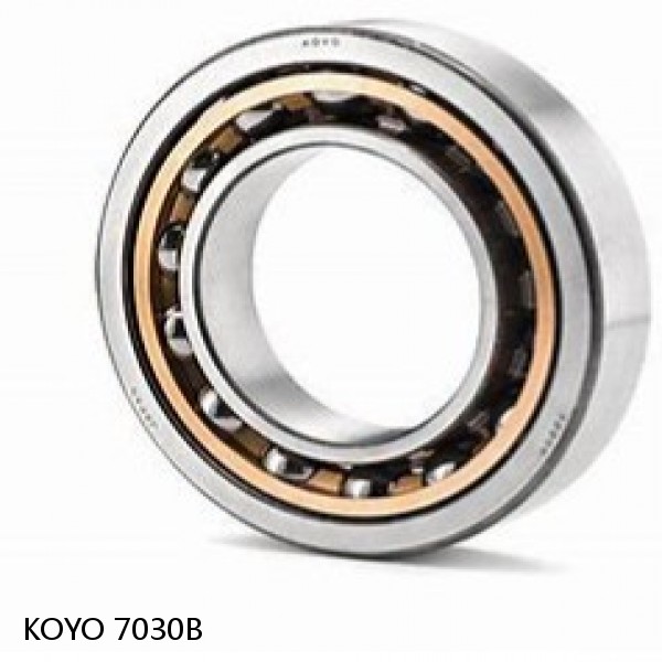 7030B KOYO Single-row, matched pair angular contact ball bearings