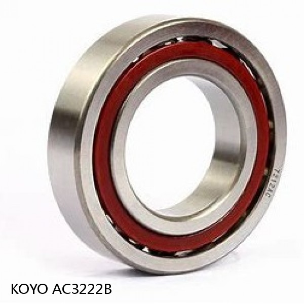 AC3222B KOYO Single-row, matched pair angular contact ball bearings