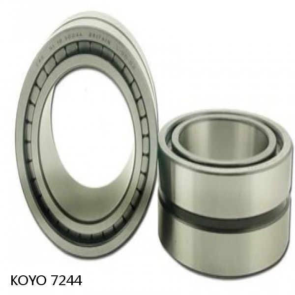 7244 KOYO Single-row, matched pair angular contact ball bearings #1 small image