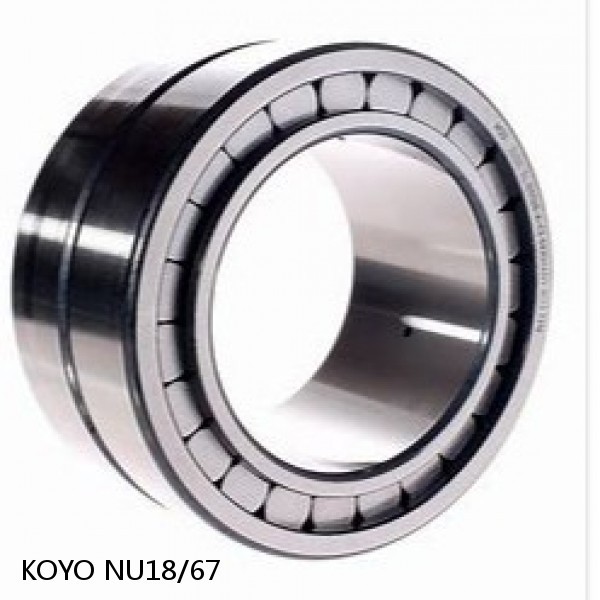 NU18/67 KOYO Single-row cylindrical roller bearings