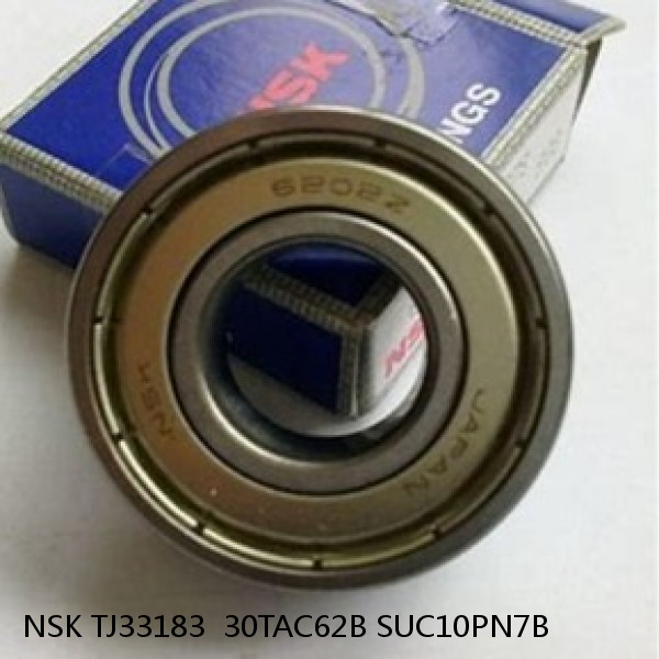 NSK TJ33183  30TAC62B SUC10PN7B JAPAN Bearing 30×62×15