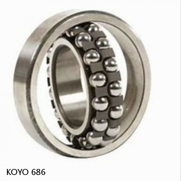 686 KOYO Single-row deep groove ball bearings #1 image