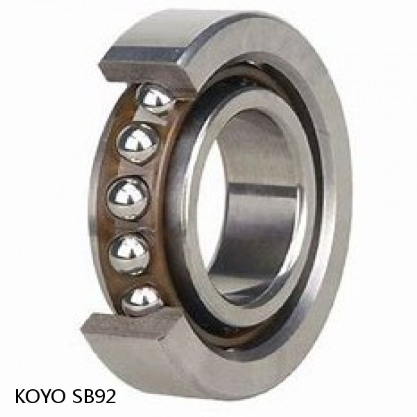 SB92 KOYO Single-row deep groove ball bearings #1 image