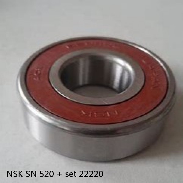 NSK SN 520 + set 22220 JAPAN Bearing 100*180*46 #1 image